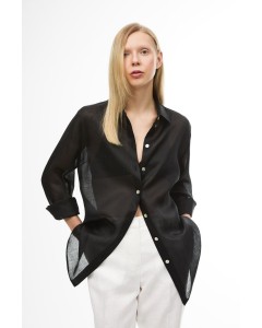 balmuir shirt, palermo shirt, ramie shirt, black summer shirt, black shirt, black linen shirt, balmuir linen shirt, summer shirt, lightweight summer shirt