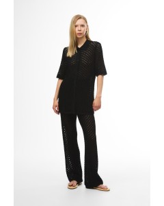 Sisilia-neule, balmuir neule, musta neuletakki, musta crochet neule, crochet neule, juhlava asu, kesäinen asu, trendikäs asu, musta crochet asu, balmuir crochet neule, tyylikäs asu festareille, crochet look