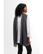 Helsinki scarf, several sizes, dark grey melange