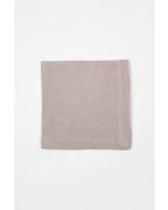 Sisilia-pellavalautasliina, 45x45cm, dark taupe
